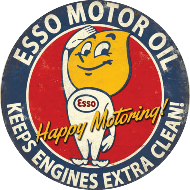 Hovedbilde Esso Motor Oil Glassbrikke