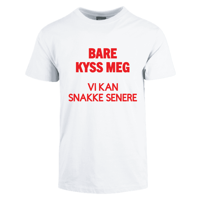 Hovedbilde Kyss meg T-skjorte flere farger