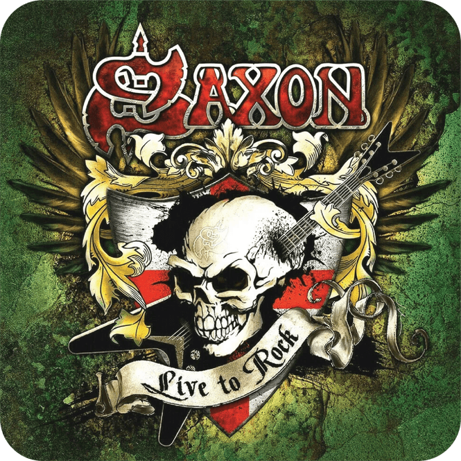 Hovedbilde Saxon Live to Rock Glassbrikke
