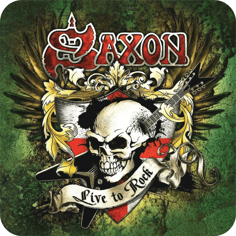 Saxon Live to Rock Glassbrikke