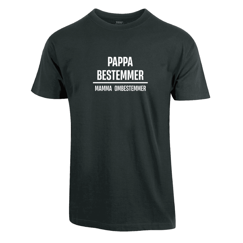 Pappa Bestemmer T-skjorte