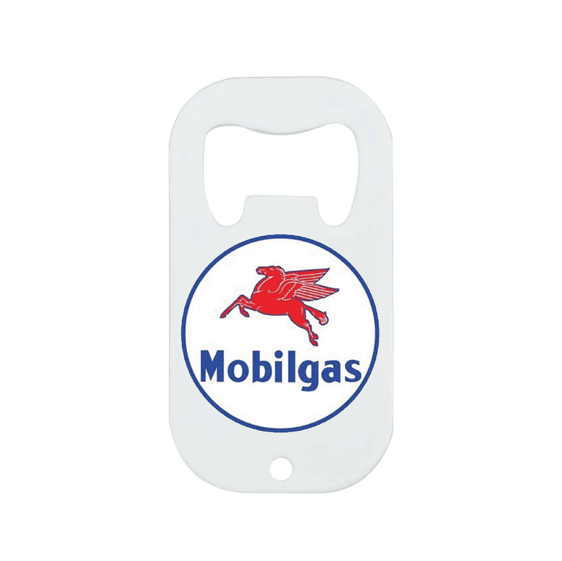 Mobilgas Flaskeåpner Nøkkelring
