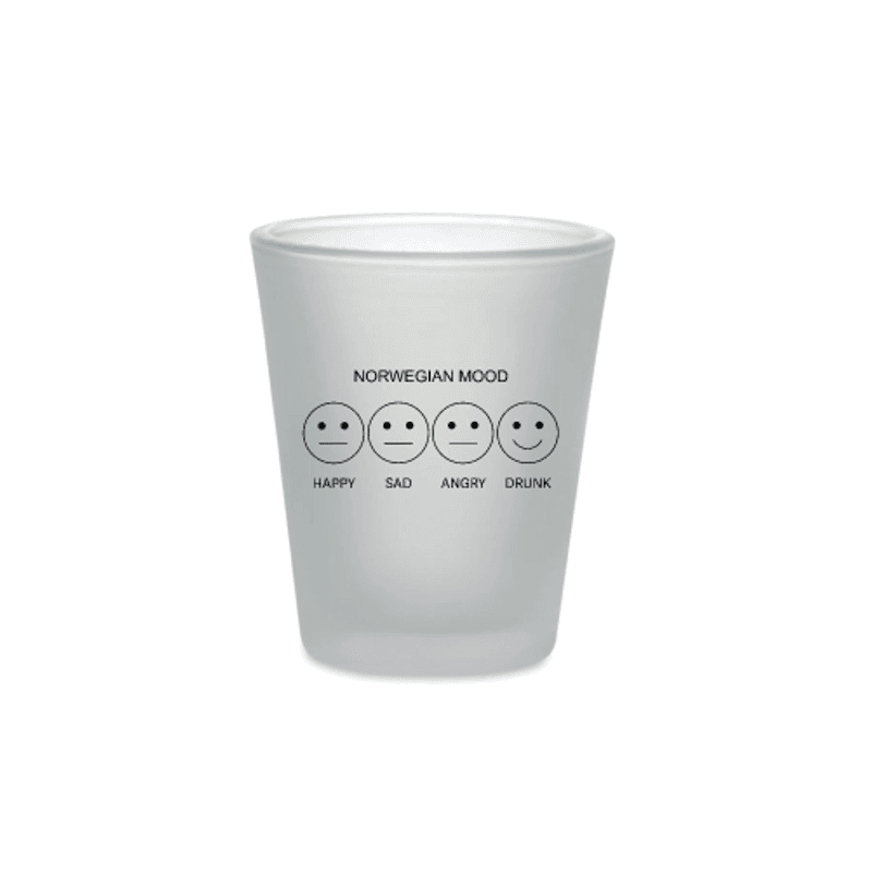 Norwegian Mood Shotglass