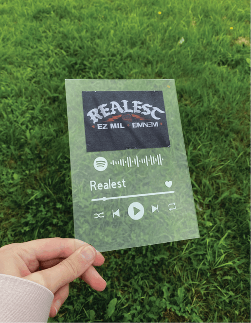 Hovedbilde Spotifyplate med fot