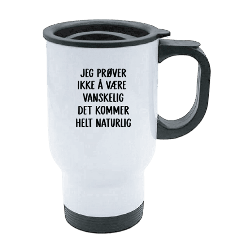Vanskelig Travel Mug