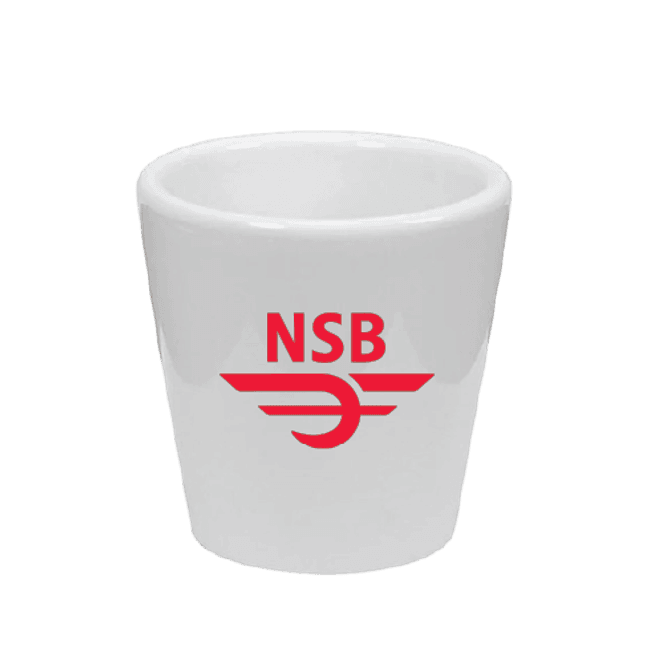 Hovedbilde NSB Rød Eggeglass/Shotglass
